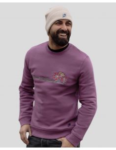 Felpa girocollo DWB con ricamo fiori