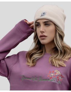 Felpa girocollo DWB con ricamo fiori 2