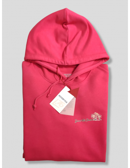 Felpa con cappuccio stampa DWB lato cuore