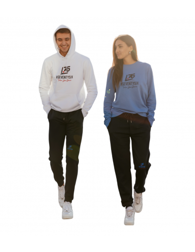 Felpa con cappuccio logo A76