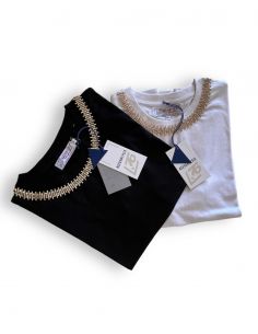 T-shirt donna con Passamaneria