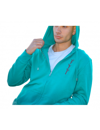 Felpa UNISEX con ZIP logo lato cuore Follow...