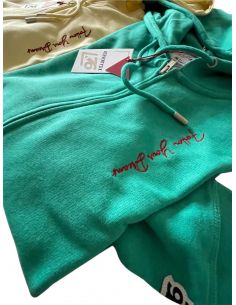 Felpa UNISEX con ZIP logo lato cuore Follow Your Dreams