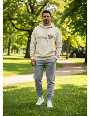 Felpa con cappuccio ricamo grande Dreams Will...