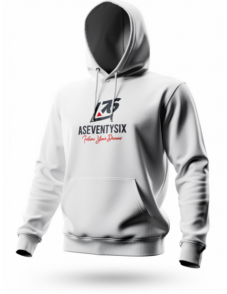 Felpa con cappuccio logo A76