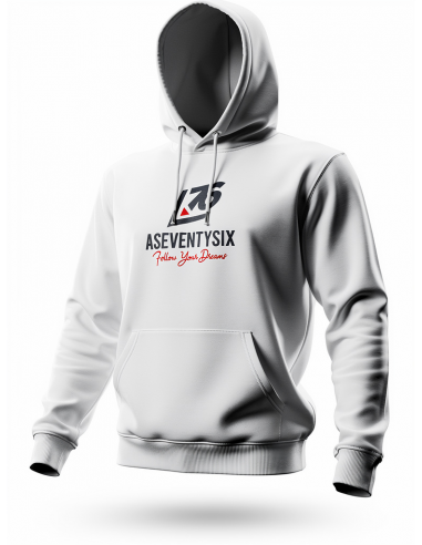 Felpa con cappuccio logo A76