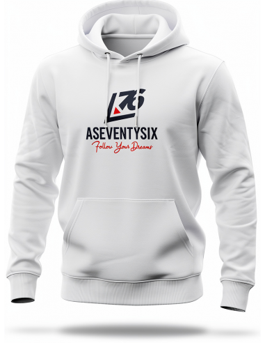 Felpa con cappuccio logo A76