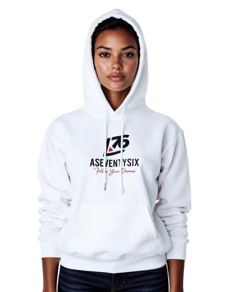 Felpa con cappuccio logo A76