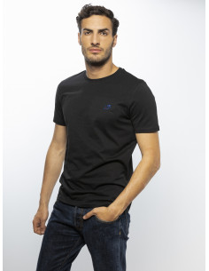 Maglia con logo piccolo in cristallo naturale 2