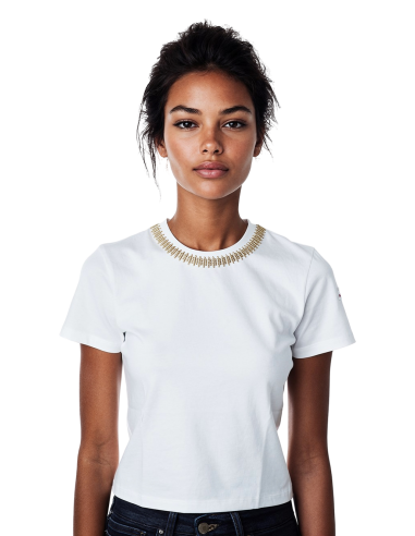 T-shirt donna con Passamaneria