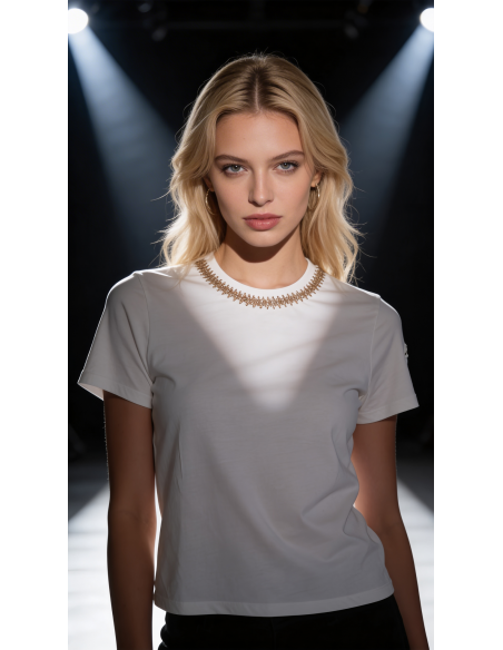 T-shirt donna con Passamaneria