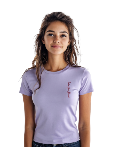 FYD women's t-shirt with heart side