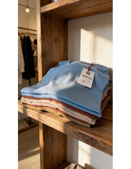 T-shirt with patch logo