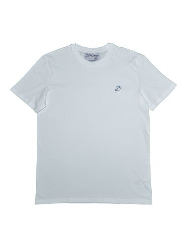Maglia con logo piccolo in cristallo naturale