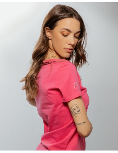 FYD women's t-shirt with heart side