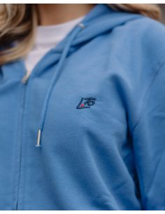 Felpa UNISEX con ZIP logo lato cuore e Dreams Will Blassom 2