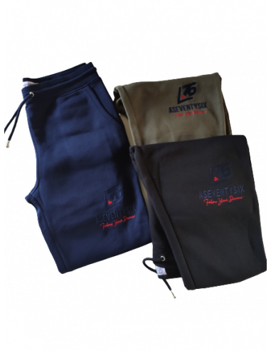 PANTALONI TUTA UNISEX con logo grande sul ginocchio