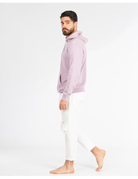 Felpa Vintage con cappuccio VINTAGE con patch lato cuore