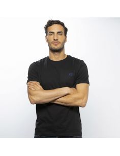 Maglia con logo piccolo in cristallo naturale