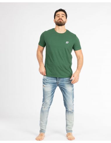 T-shirt with patch logo