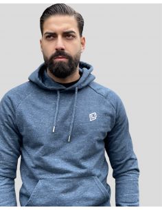 Felpa Uomo con cappuccio e logo lato cuore