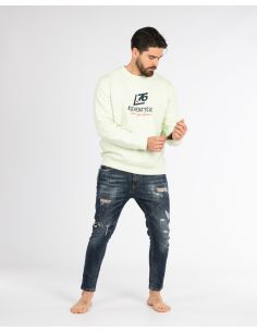 Felpa UNISEX con logo ricamato (Garzata)