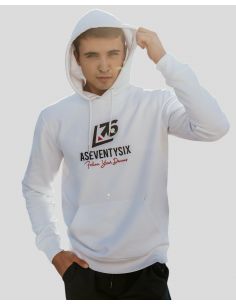 Felpa con cappuccio logo A76