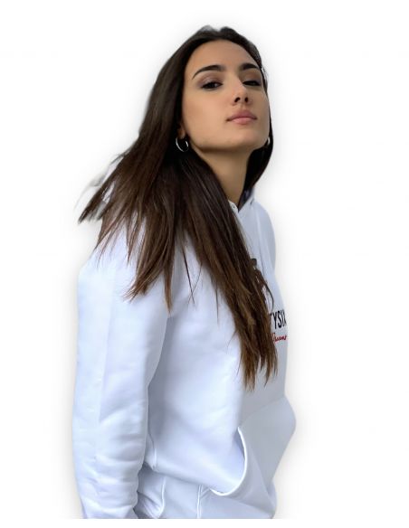 Felpa con cappuccio logo A76